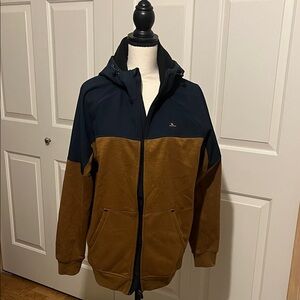 Rip Curl Men's Two-Tone Jacket - Navy and Brown- M